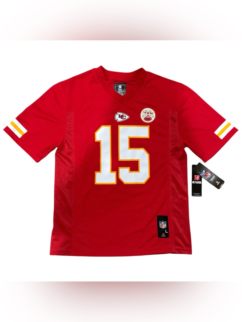 NFL Team Apparel Mahomes Jersey Youth L Red NWT Gameday Gear